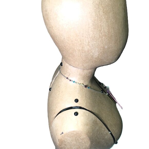 🛑 TARINA TARANTINO Designer ➕🆒 NECKLACE Beaded Tourmaline Vintage 💸BUYNOW‼️ - Picture 10 of 16